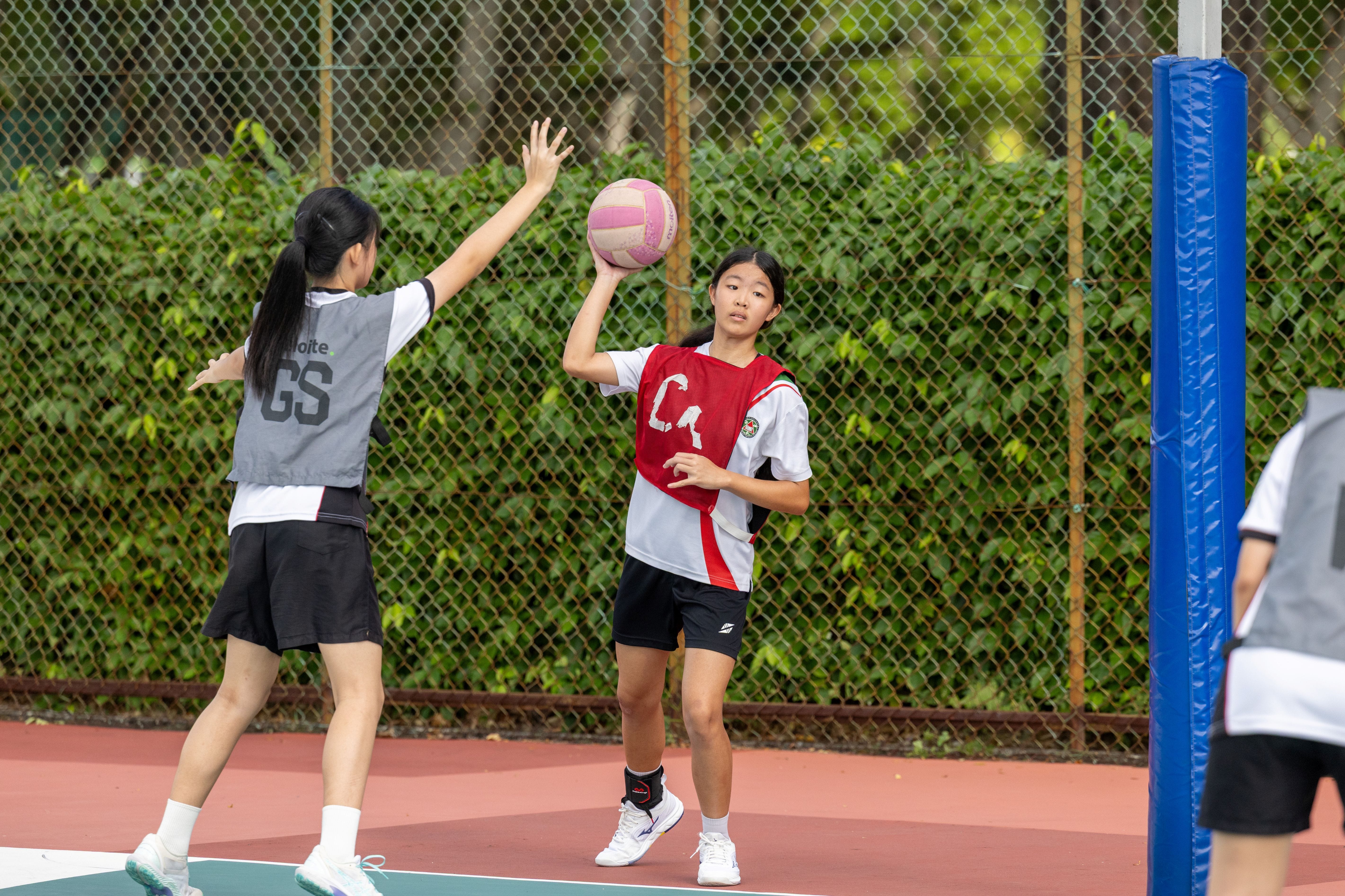 making a pass